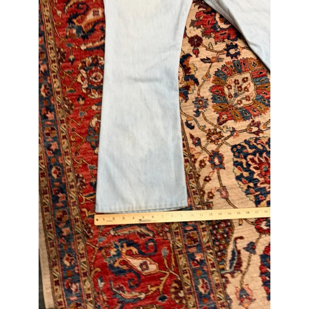 Levi’s 1850 San Francisco Heritage Orange Tab Wide Leg Jeans Light Wash